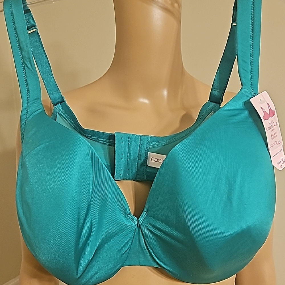 Cacique Vibrant Teal Supportive Bra
